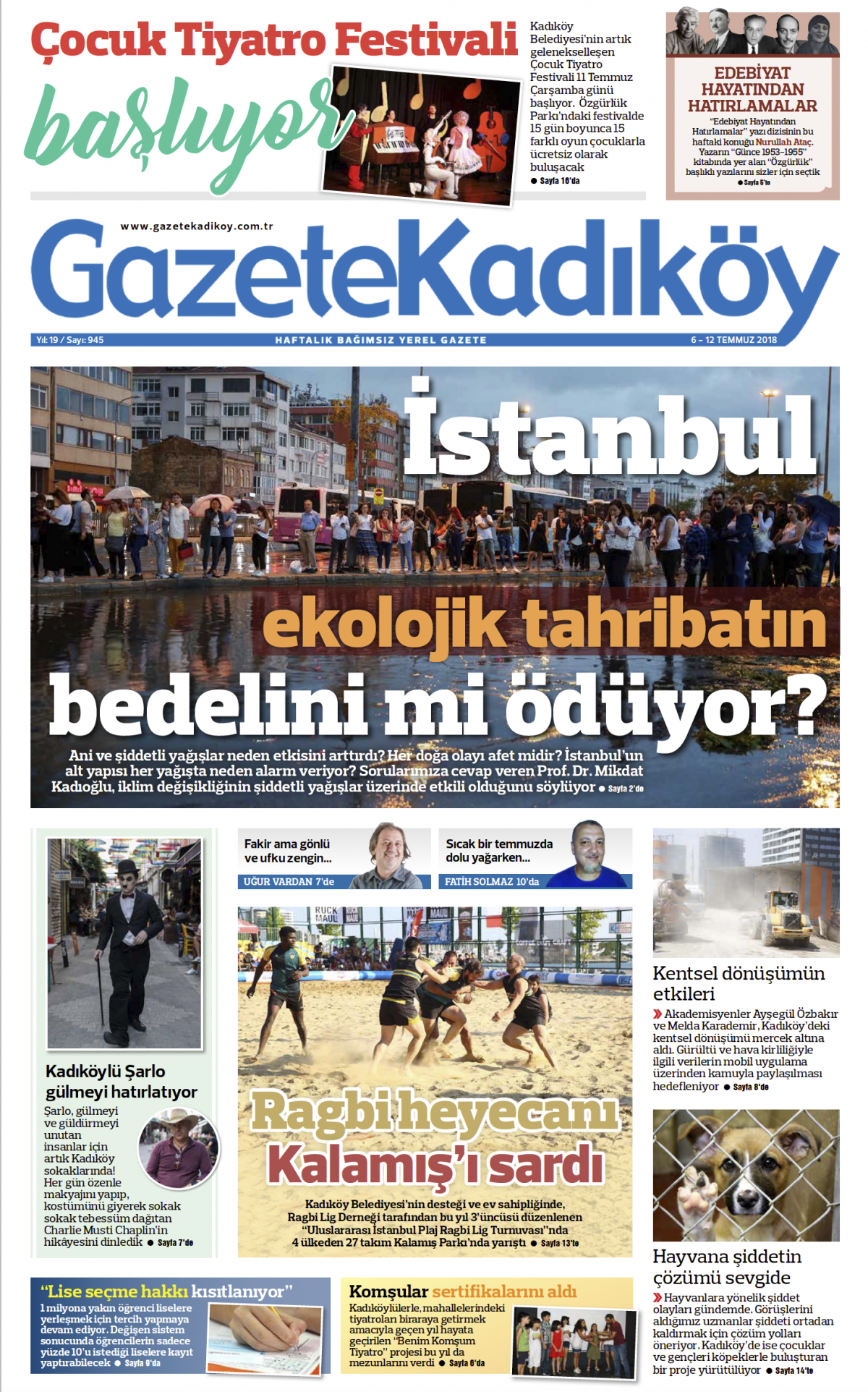 Gazete Kadıköy - 945. SAYI